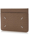 Grain Leather Stitch Card Wallet Chamois - MAISON MARGIELA - BALAAN 3