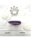 CC Logo Classic Caviar Card Wallet Purple - CHANEL - BALAAN 6