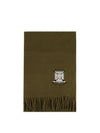 College Fox Blazon Muffler Khaki - MAISON KITSUNE - BALAAN 2