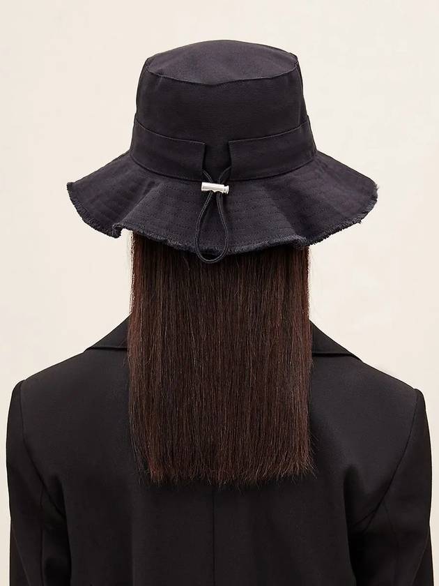 Le Bob Artichaut Bucket Hat Black - JACQUEMUS - BALAAN 7