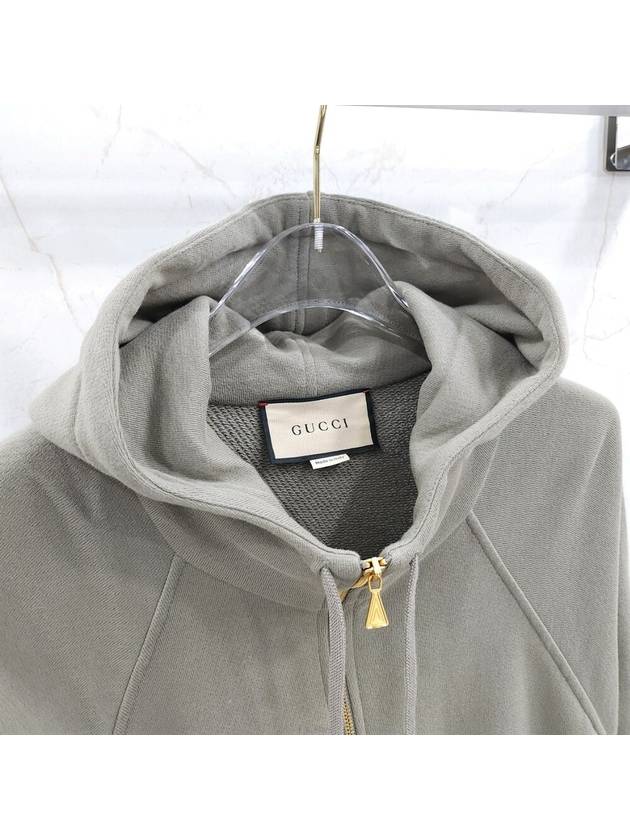 Lux You M Three Stripes Logo Web Anorak Hoodie - GUCCI - BALAAN 3