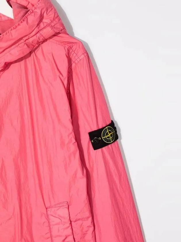 Kids Women s Wappen Hooded Jacket Pink 761640233 V0087 - STONE ISLAND - BALAAN 4