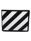 Diagnol Half Wallet Black - OFF WHITE - BALAAN 2