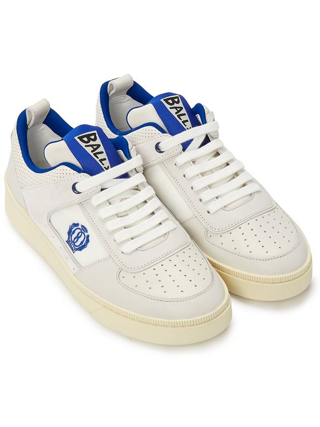 Liweira low-top sneakers white blue - BALLY - BALAAN 4