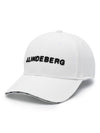 Henrik Logo Embroidered Ball Cap White - J.LINDEBERG - BALAAN 1