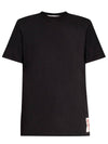 G Logo Patch Short Sleeve T-Shirt Black - GOLDEN GOOSE - BALAAN 1