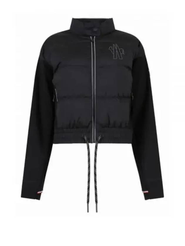 Grenoble Padded Zip-Up Sweatshirt Black - MONCLER - BALAAN 2