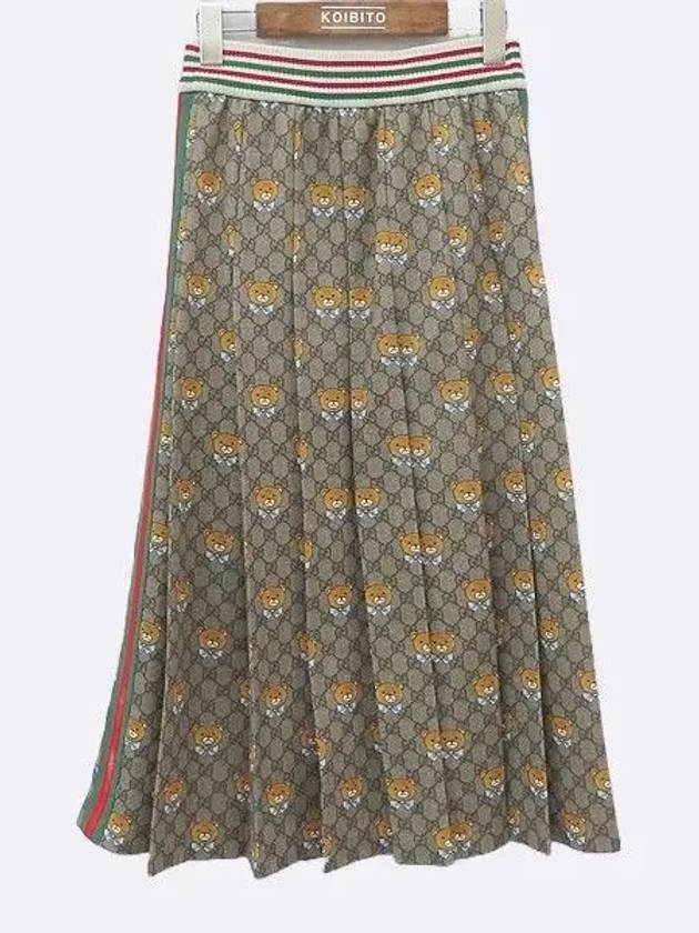 Unused 660219 Kai Collaboration Taybear Banding Women s Skirt XXS - GUCCI - BALAAN 2