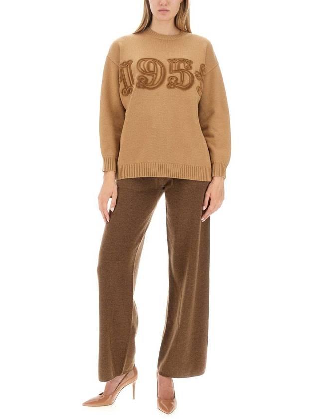 Fido Wool Knit Top Camel - MAX MARA - BALAAN 3