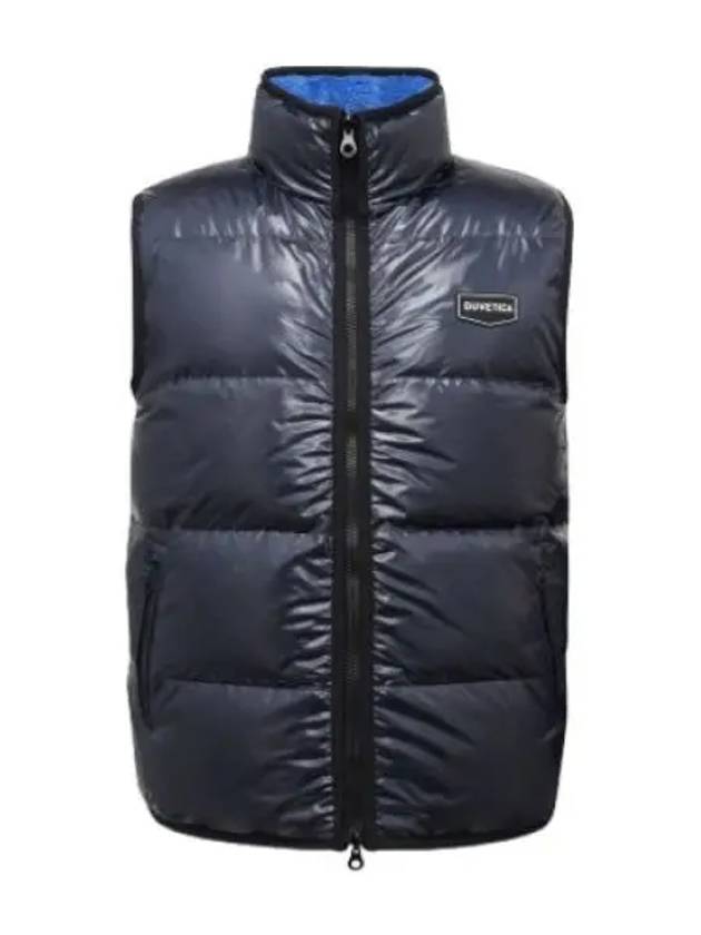 Algorab Glossy Navy Men s Outerwear Vest - DUVETICA - BALAAN 1