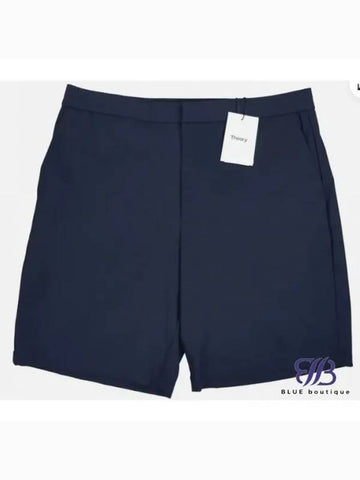 Curtis Drawstring Short in Precision Ponte M0597201 001 - THEORY - BALAAN 1