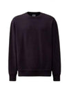 Embroidered Logo Cotton Sweatshirt Purple - CP COMPANY - BALAAN 2