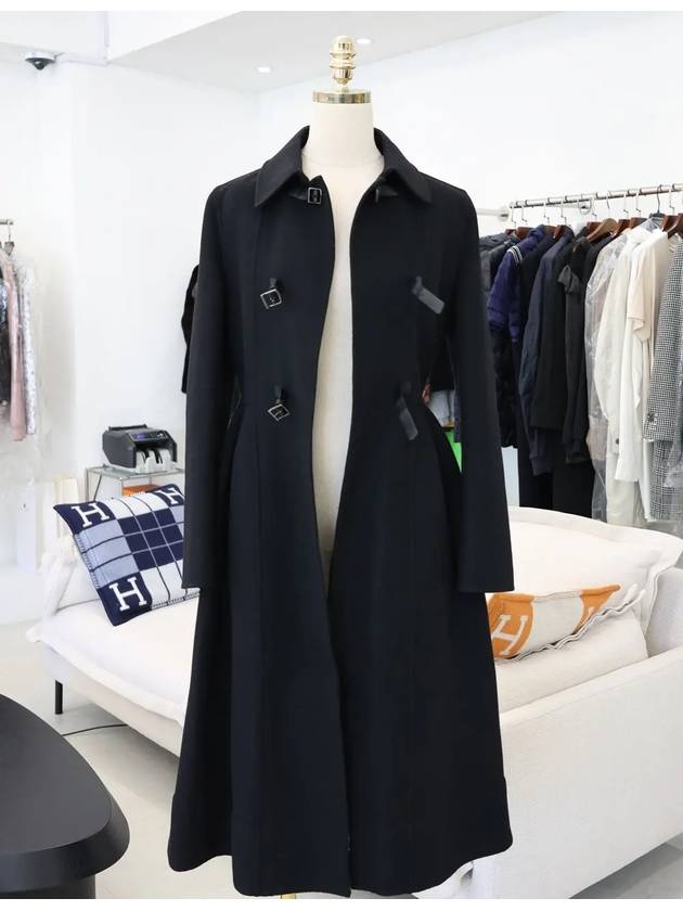 Black long coat 34 140M03A1116 - DIOR - BALAAN 5