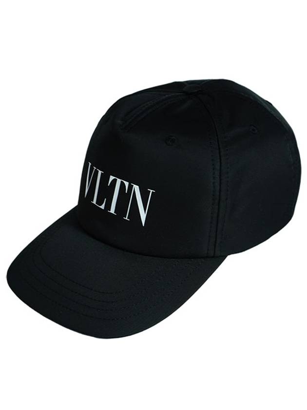 Logo Printed Nylon Ball Cap Black - VALENTINO - BALAAN 2