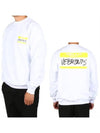 Name Tag Print Cotton Sweatshirt White - VETEMENTS - BALAAN 2