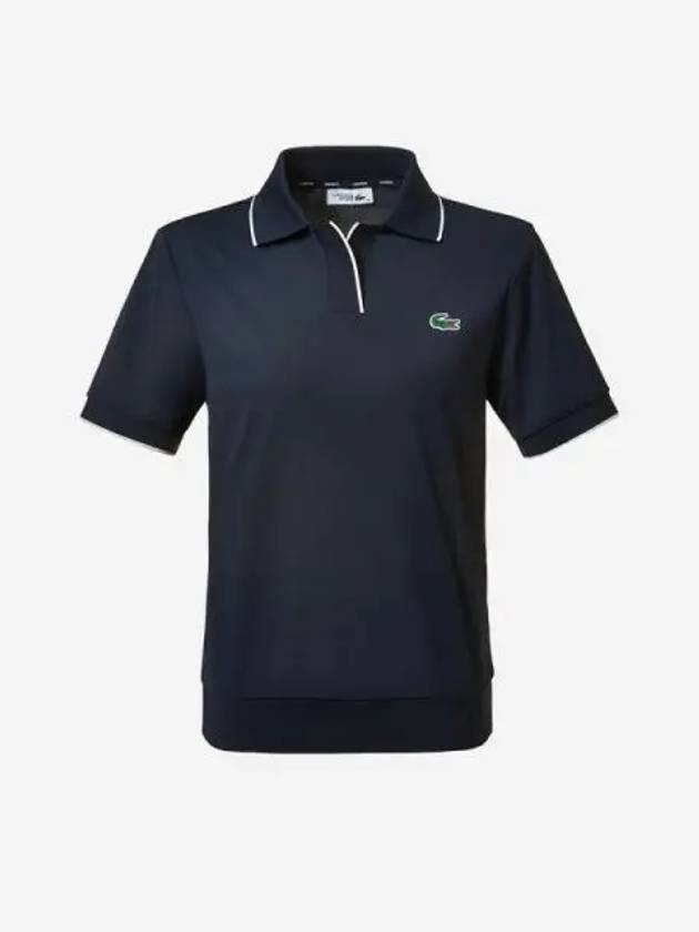 Open collar short sleeve polo HDE - LACOSTE - BALAAN 1