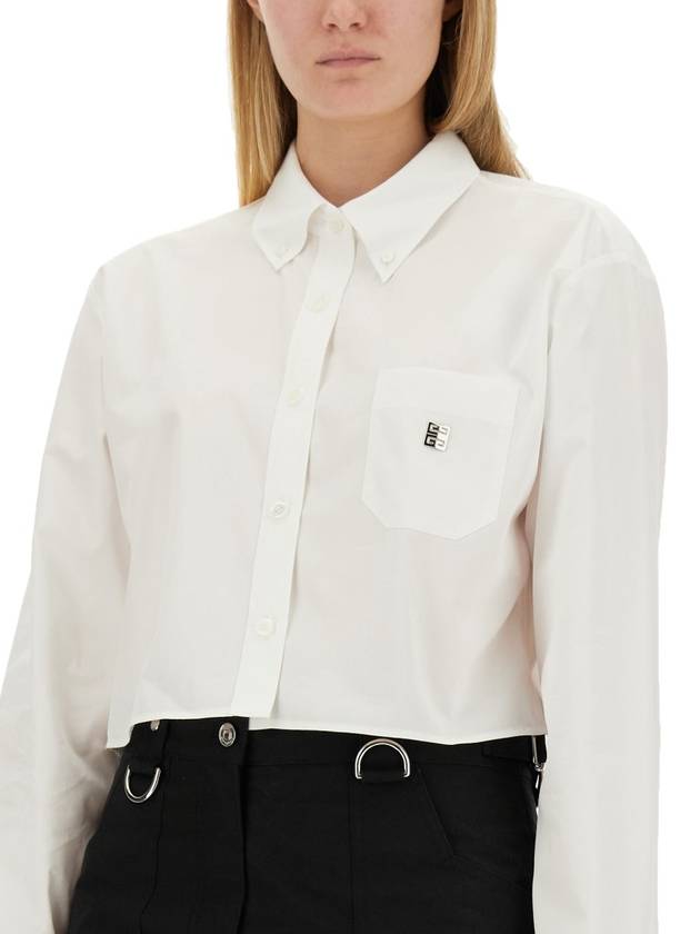 Shirt BW617Y14M6100 P24 WHITE - GIVENCHY - BALAAN 5