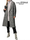 Habra coat charcoal HABRA MA0236 19A012E 02AN - ISABEL MARANT ETOILE - BALAAN 7