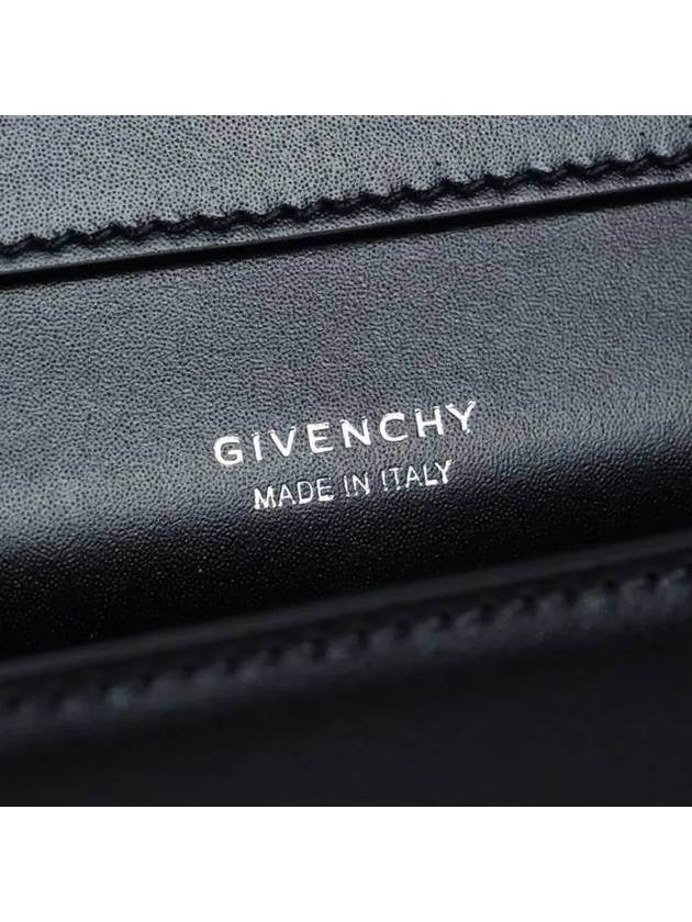 Box 4G Chain Small Leather Shoulder Bag Black - GIVENCHY - BALAAN 8