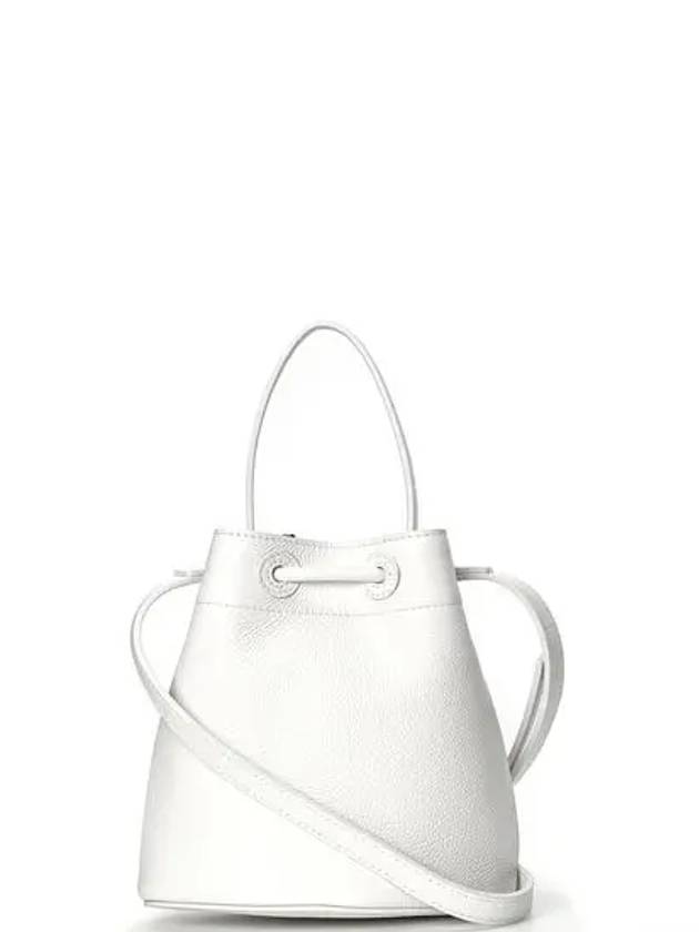 Mini TB Bucket Bag White - BURBERRY - BALAAN 4