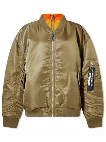 Jacket UE63JA121X KHAKI ORANGE DOM - VETEMENTS - BALAAN 1