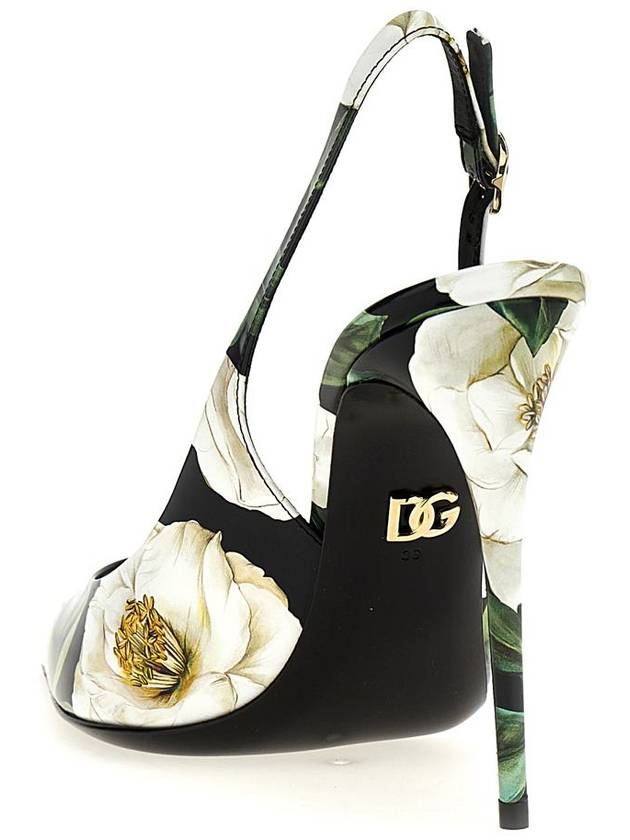 Dolce & Gabbana Floral Slingback - DOLCE&GABBANA - BALAAN 3