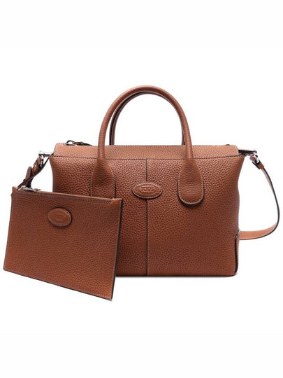 Di Leather Tote Bag Brown - TOD'S - BALAAN 2