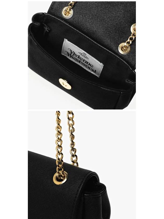 Logo Cross Bag Black - VIVIENNE WESTWOOD - BALAAN 4