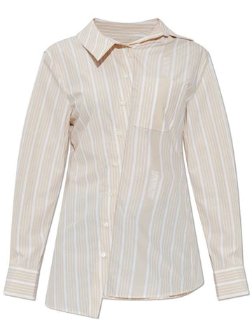 Jacquemus Shirt With Logo, Women's, Beige - JACQUEMUS - BALAAN 1