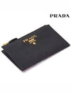 Saffiano Card Wallet Black - PRADA - BALAAN 6