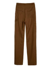 Opera Wool Wide Pants Brown - MAX MARA - BALAAN.