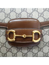 Women s 602204 GG Supreme Canvas 1955 Horsebit Shoulder Bag - GUCCI - BALAAN 9