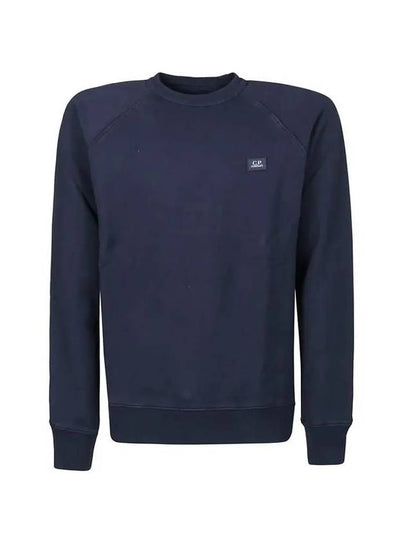 Men's Logo Sweatshirt Navy - CP COMPANY - BALAAN 2