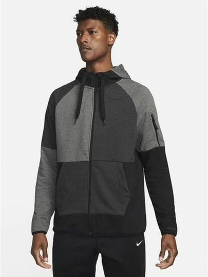 Dri-Fit GFX Hooded Jacket Black Grey - NIKE - BALAAN 2