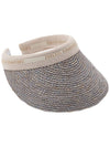 Women s Bianca Visor Hat HAT50265 ECLIPSE MELANGE NATURAL LOGO - HELEN KAMINSKI - BALAAN 4