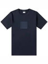 Men's Metropolis Pocket Jersey Short Sleeve T-Shirt Total Eclipse - CP COMPANY - BALAAN 1