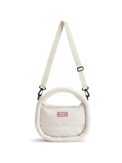 Framed Puffer Midi Hobo Cross Bag White Willow - HUNTER - BALAAN 2