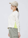 Side Zipper Color Scheme Beige Sweatshirt DO3222SW22-1 - DOYOUKNOWMC GOLF WEAR - BALAAN 3