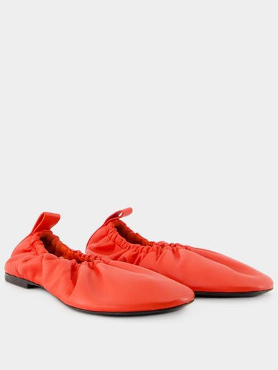 Ballerinas - Jil Sander - Leather - Red - JIL SANDER - BALAAN 2