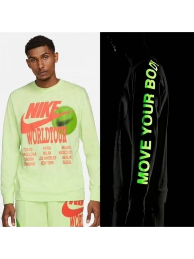 NSW World Tour Long Sleeve T-Shirt Bolt - NIKE - BALAAN 2