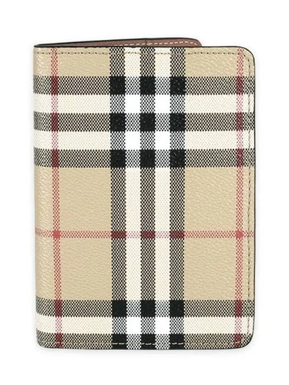 Vintage Check Passport Wallet Beige - BURBERRY - BALAAN 2