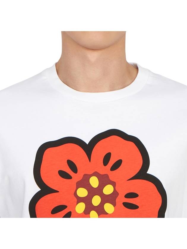 Boke Flower Short Sleeve T-Shirt White - KENZO - BALAAN 7