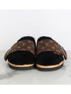 Pillow Flat Comfort Mule Shearling Slippers 37 240 - LOUIS VUITTON - BALAAN 3