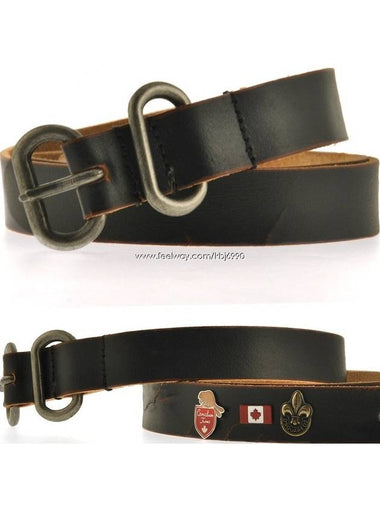 Men's Multiwappen Skinny Leather Belt BE4203311 20 - DSQUARED2 - BALAAN 1