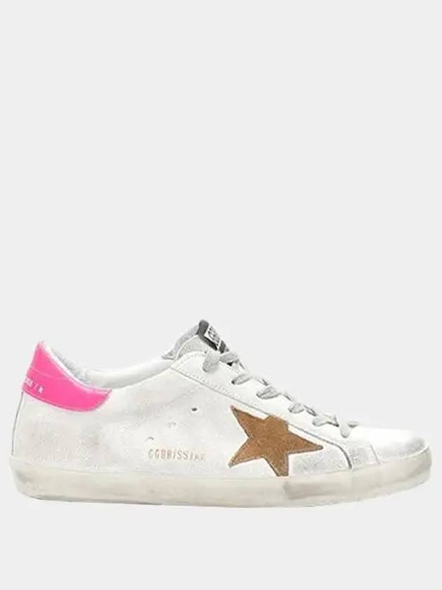 Superstar Suede Low Top Sneakers Pink White - GOLDEN GOOSE - BALAAN 2