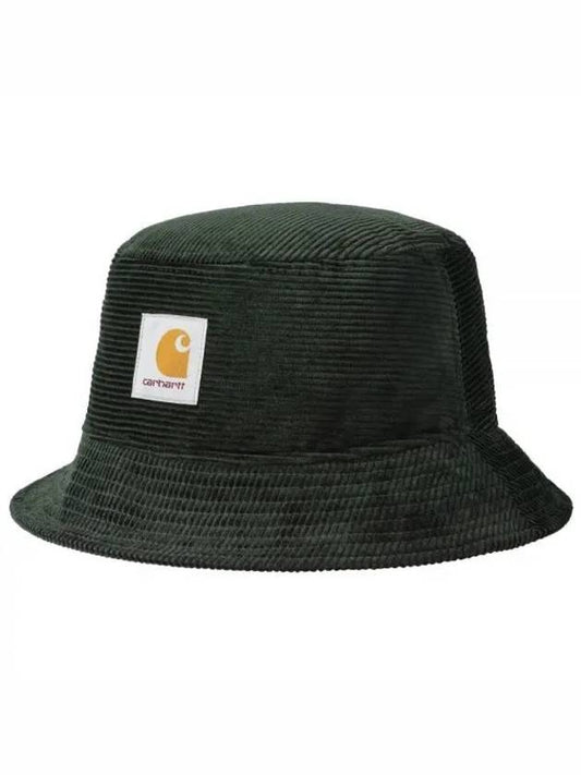 Cord Bucket Hat Dark Cedar - CARHARTT WIP - BALAAN 1