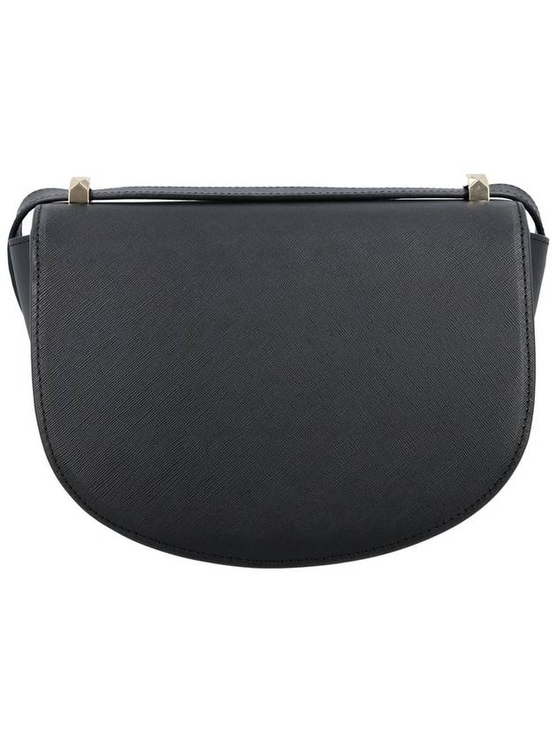 Half Moon Leather Cross Bag Black - A.P.C. - BALAAN 5