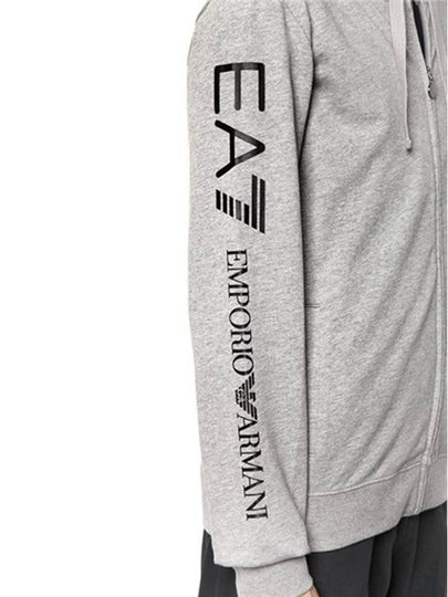 EA7 Hooded Cotton Sweatshirt - EMPORIO ARMANI - BALAAN 2