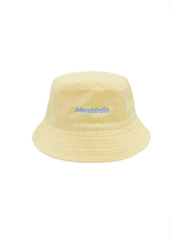 Script color bucket hat YELLOW - MONBIRDIE GOLF - BALAAN 9