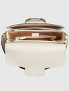 Horsebit 1955 Leather Shoulder Bag White - GUCCI - BALAAN 5